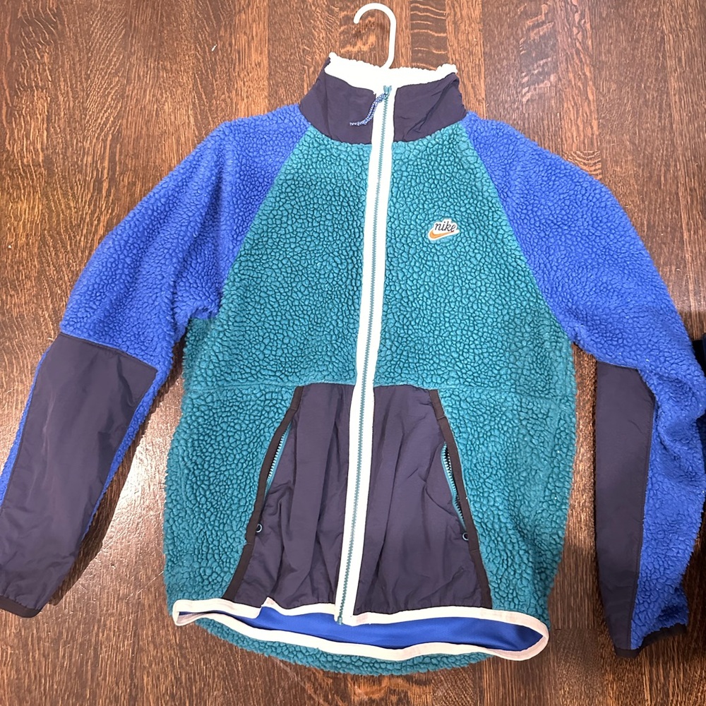 Fuzzy Nike zip up